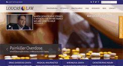 Desktop Screenshot of loucaslaw.com